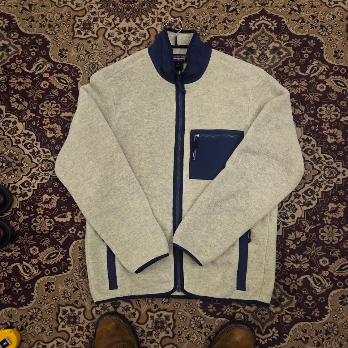 파타고니아 신칠라 오트밀 플리스 집업 자켓 m 상품이미지1