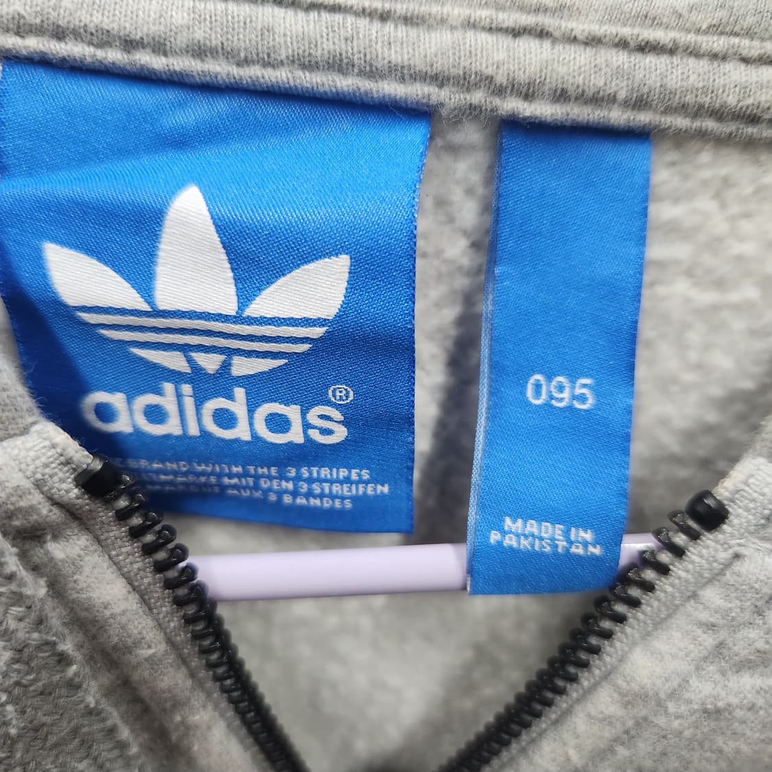 아디다스 로고 후드집업 M 상품이미지4