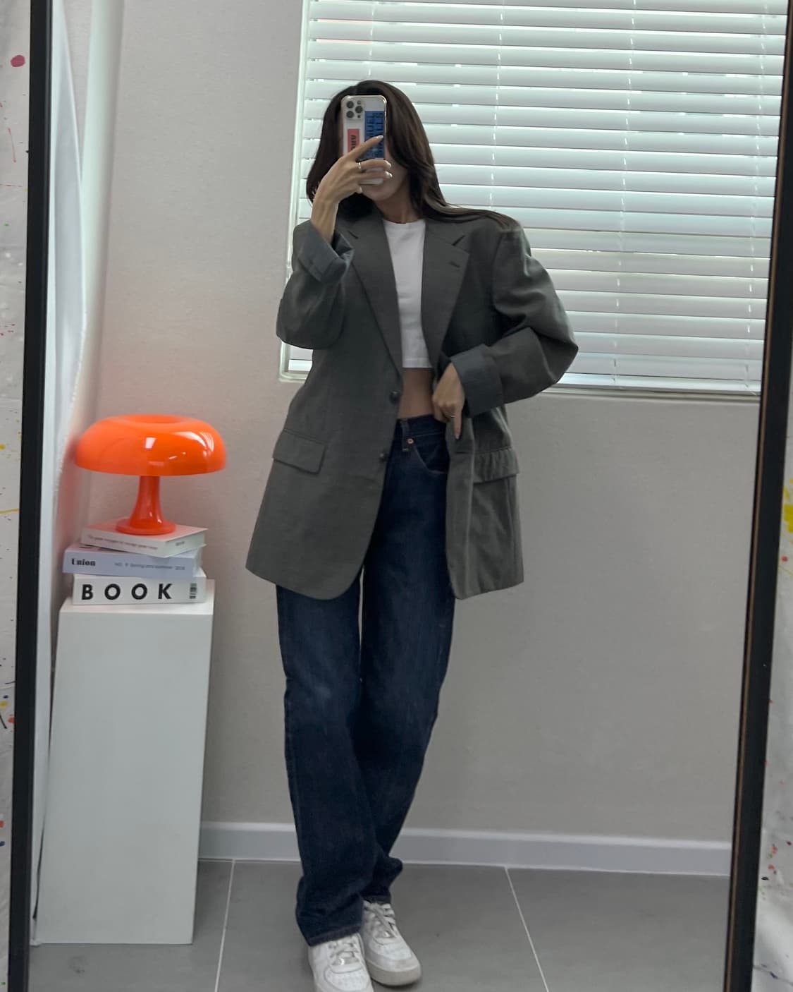 (L)빈티지 울 블레이져-M1465 상품이미지8