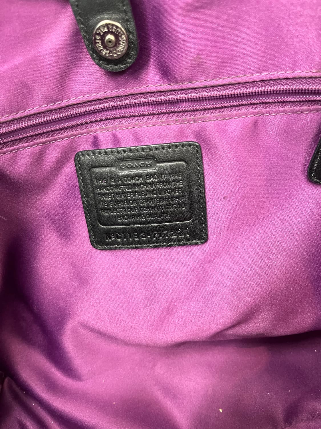Coach Black Big Bag 상품이미지7