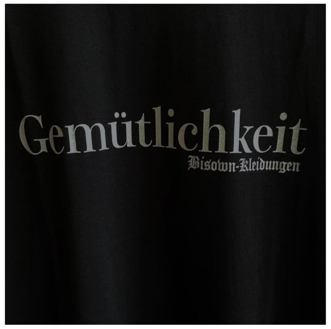 Bisown 비소운 한정 티셔츠 블랙 5 상품이미지6