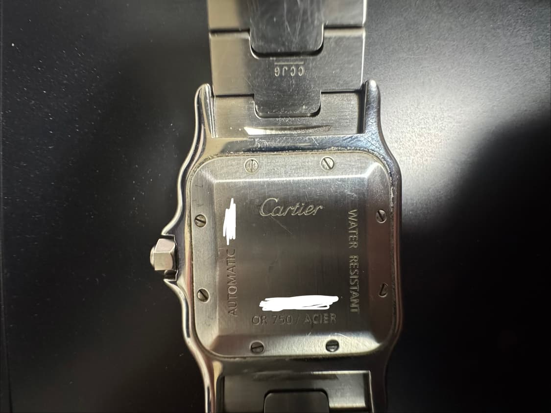 까르띠에 산토스 갈베 콤보 라지(오토매틱 기요쉐판) 상품이미지2