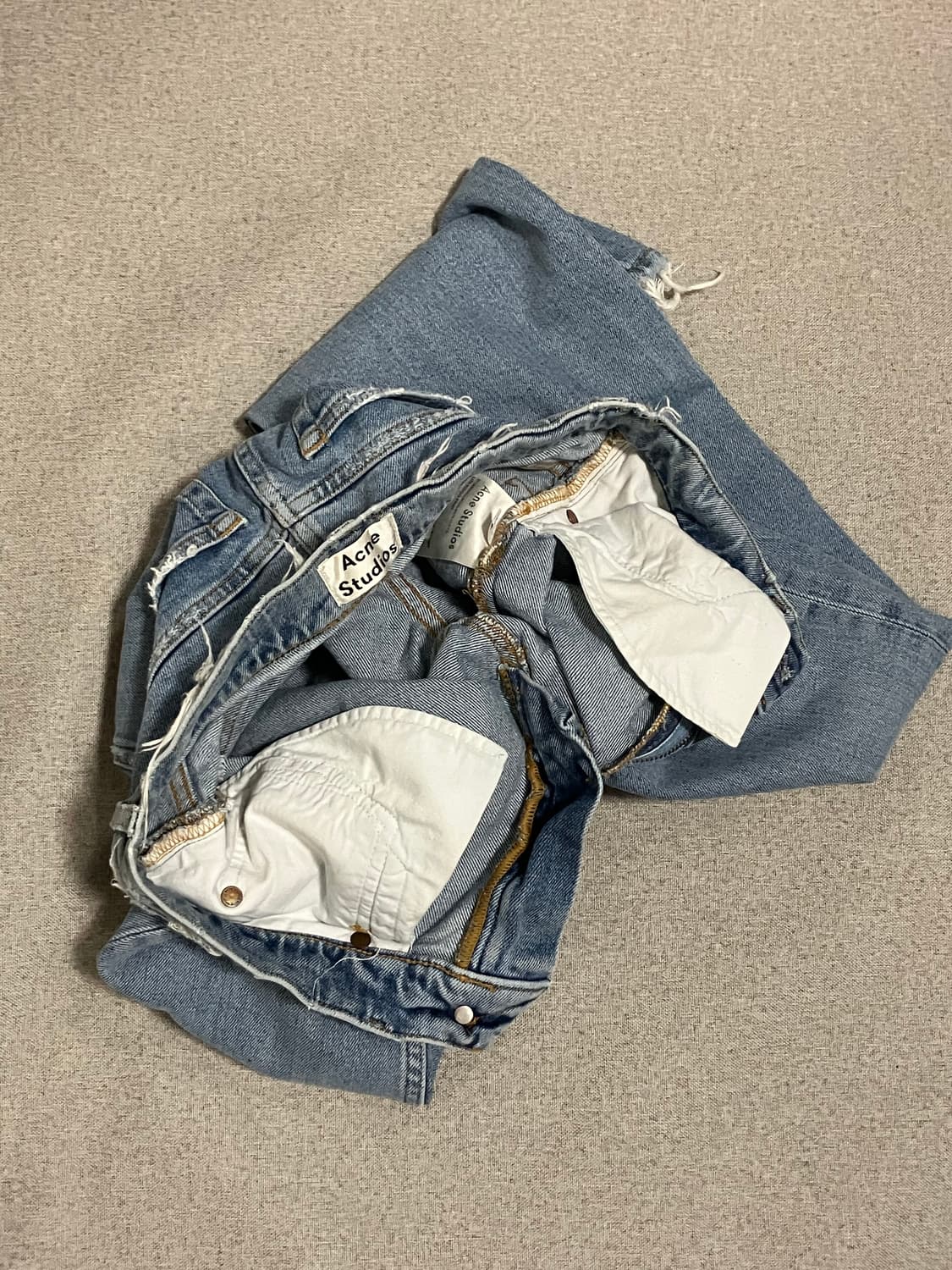 [24] 아크네 스튜디오 디스트로이드 부츠컷 데님 상품이미지3