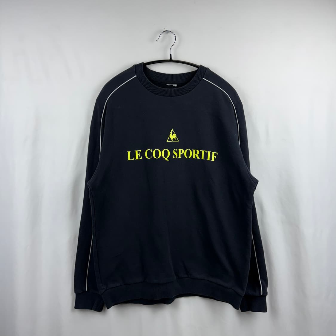 (M) 르꼬끄 프린팅 맨투맨 블랙 상품이미지2