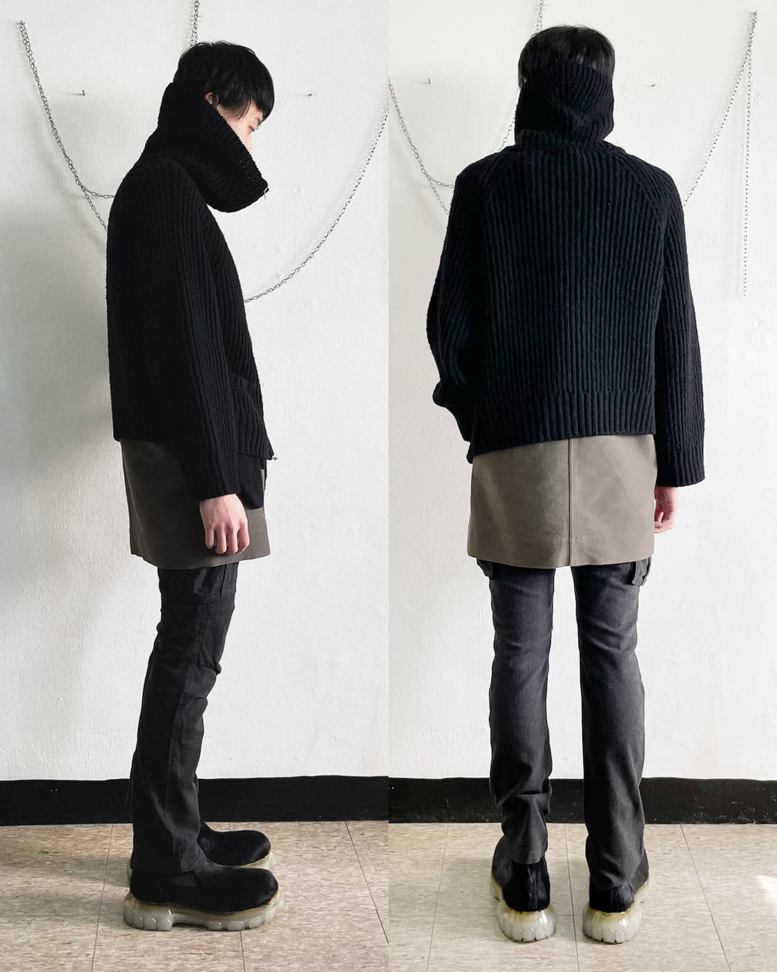 new* BED J.W FORD 글러브포켓 니트집업 상품이미지4