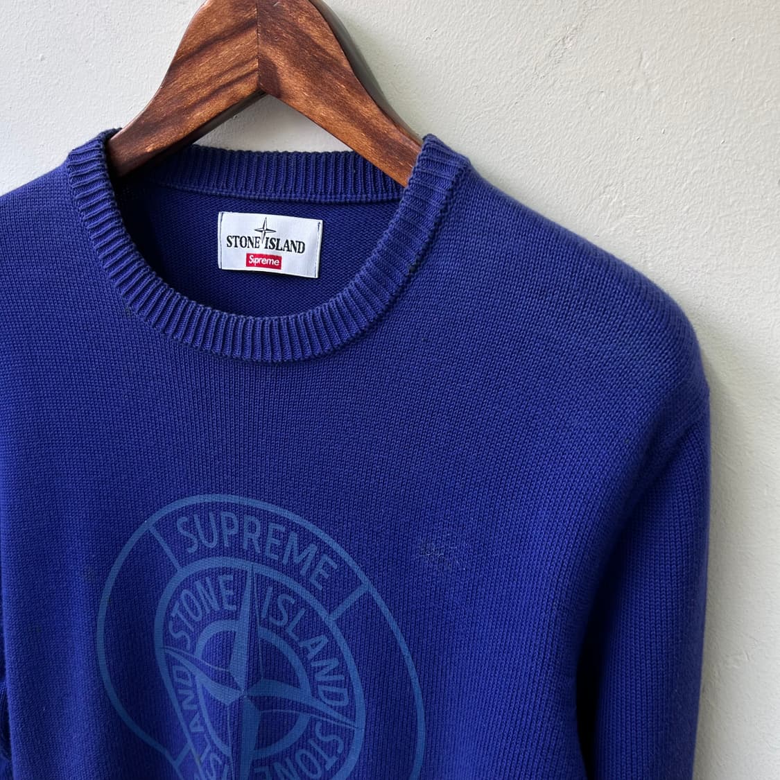 15741 - 스톤아일랜드 X 슈프림 리플렉티브 콤퍼스 니트 상품이미지3