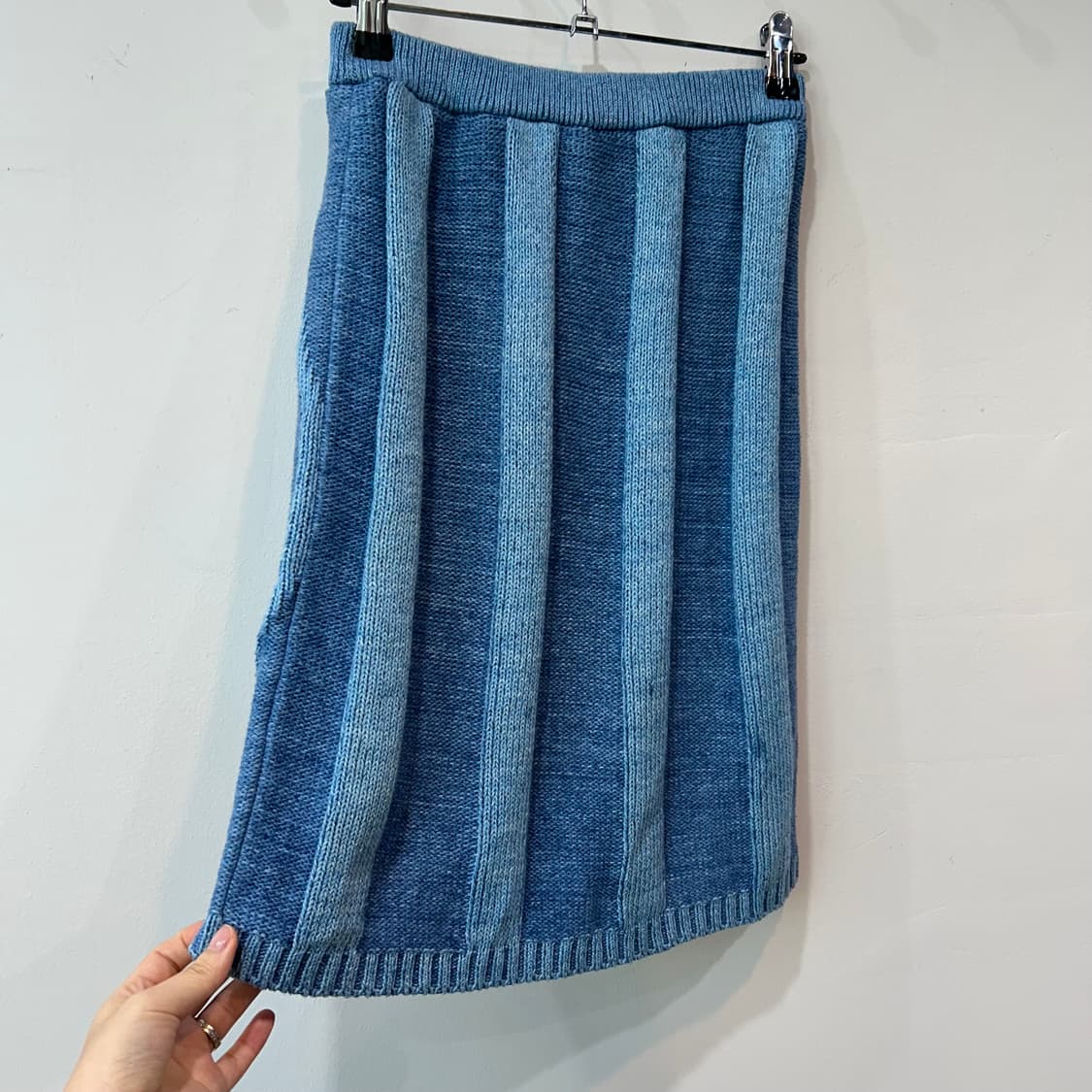 케이블 니트 스커트 상품이미지2