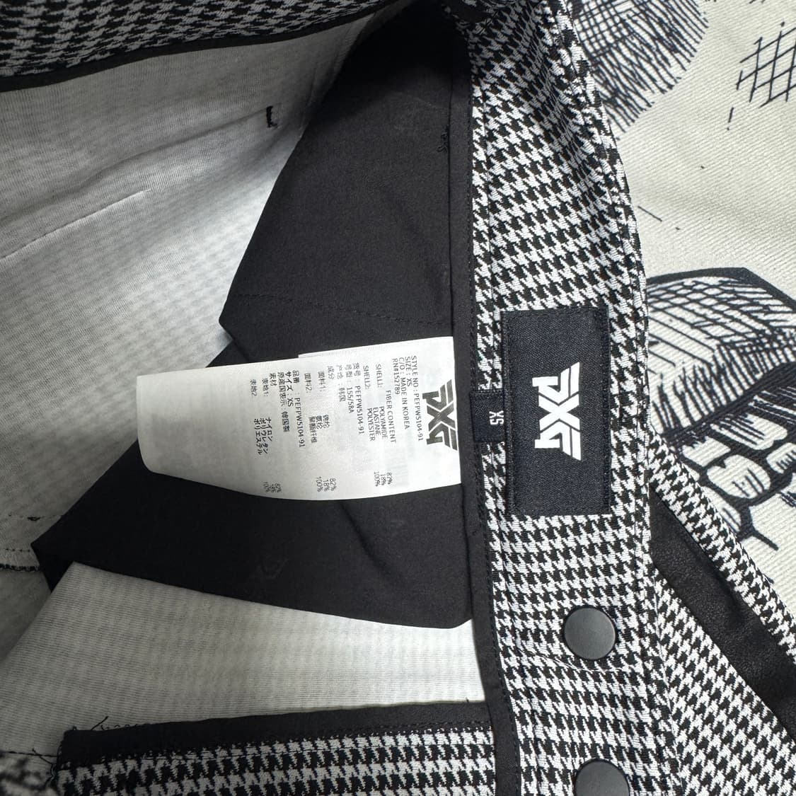 PXG 하운드체크 여성골프바지 XS사이즈 상품이미지4