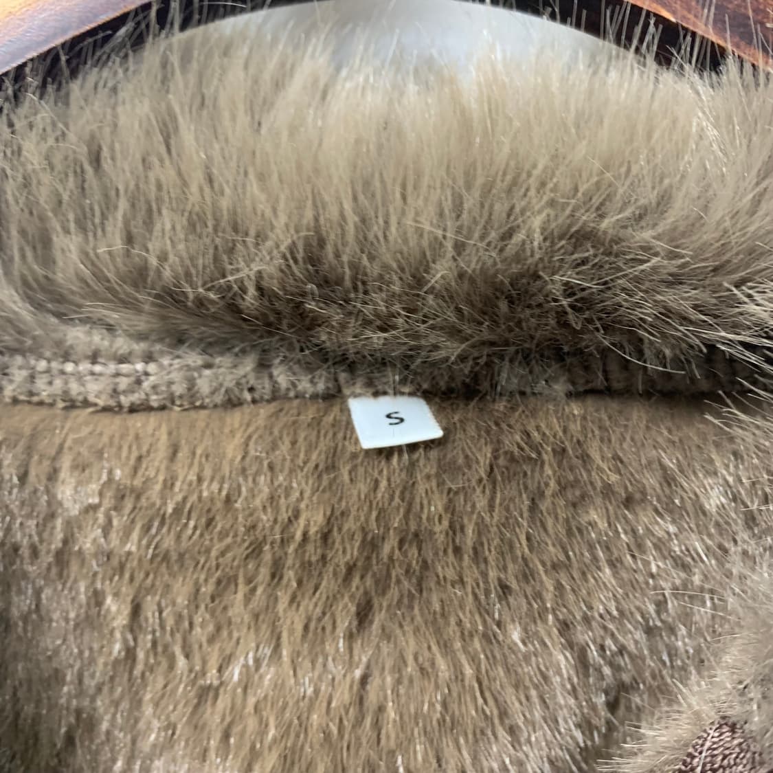 Vintage 빈티지 하이넥카라 슬림핏 퍼 무스탕 자켓 상품이미지6