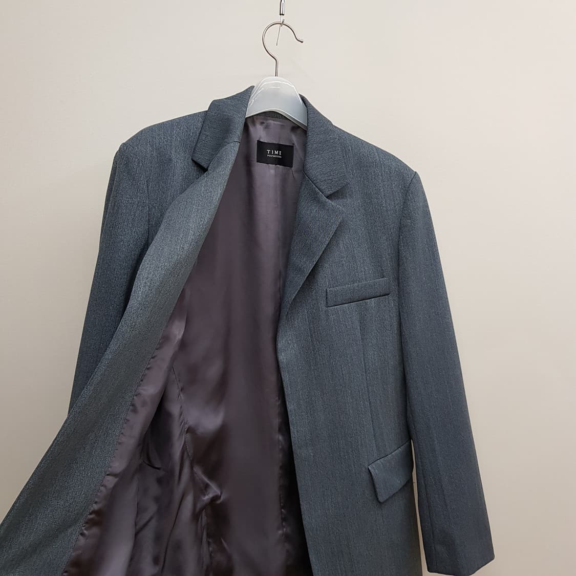한섬 타임 테일러드 울 블레이저 자켓 82-94-160사이즈 상품이미지5