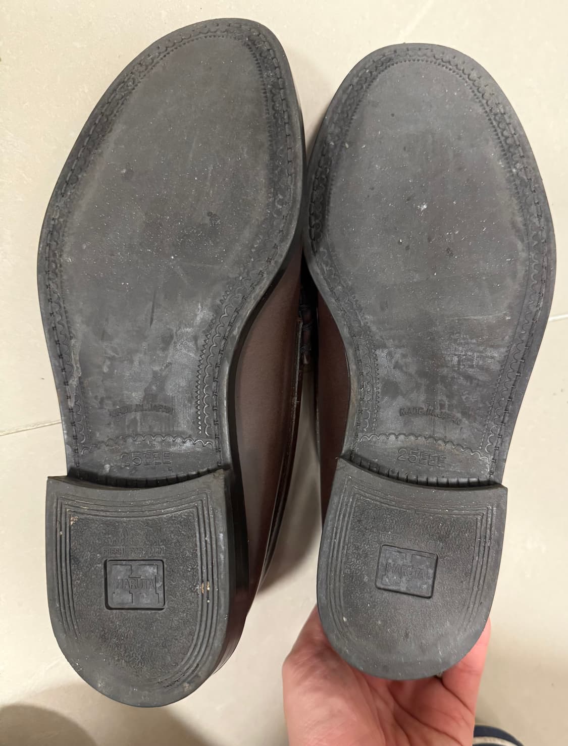 하루타 HS-906 브라운 로퍼 250 상품이미지4