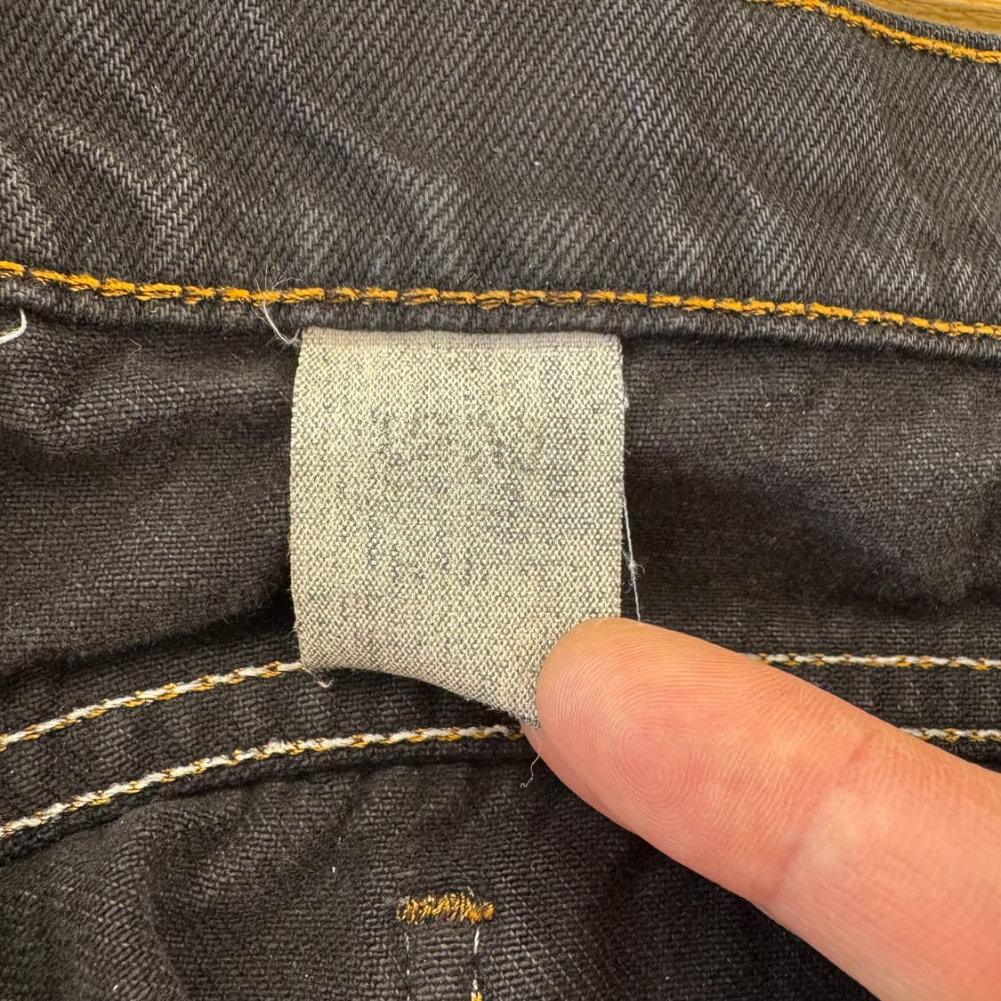 90s 리바이스 550 오렌지탭 블랙진 (32)   상품이미지7