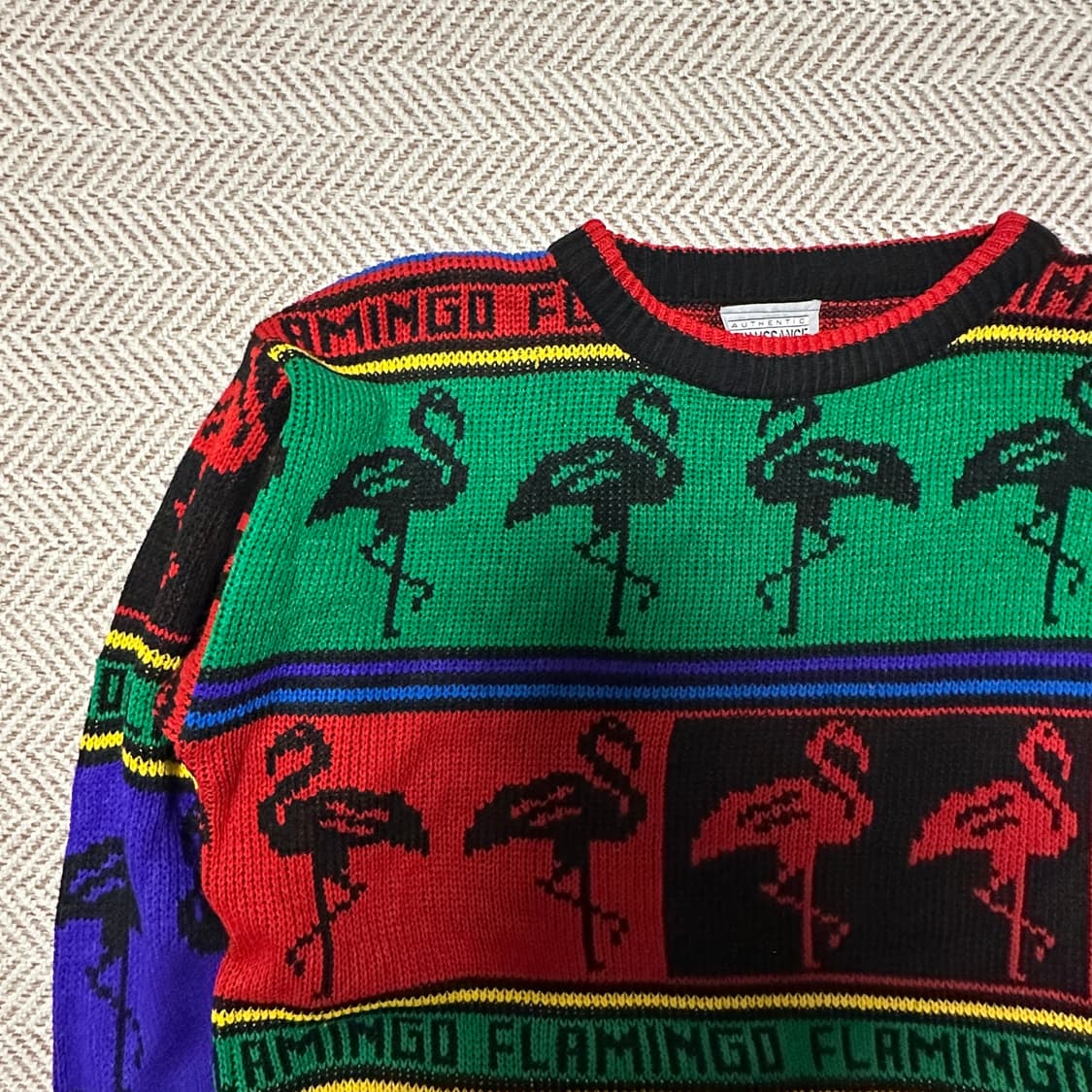 VINTAGE usa made knit sweater 상품이미지3