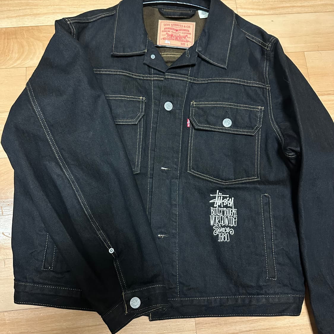 스투시 리바이스 데님 트러커 자켓 L 상품이미지2
