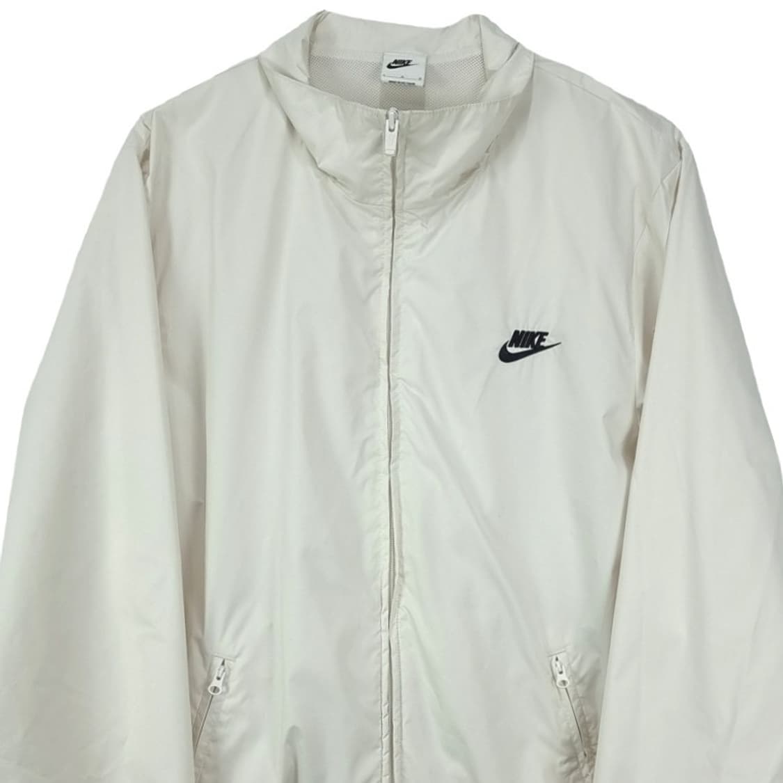 [나이키] 뒷판 빅로고 자수 바람막이 자켓 아이보리 M18985 상품이미지4