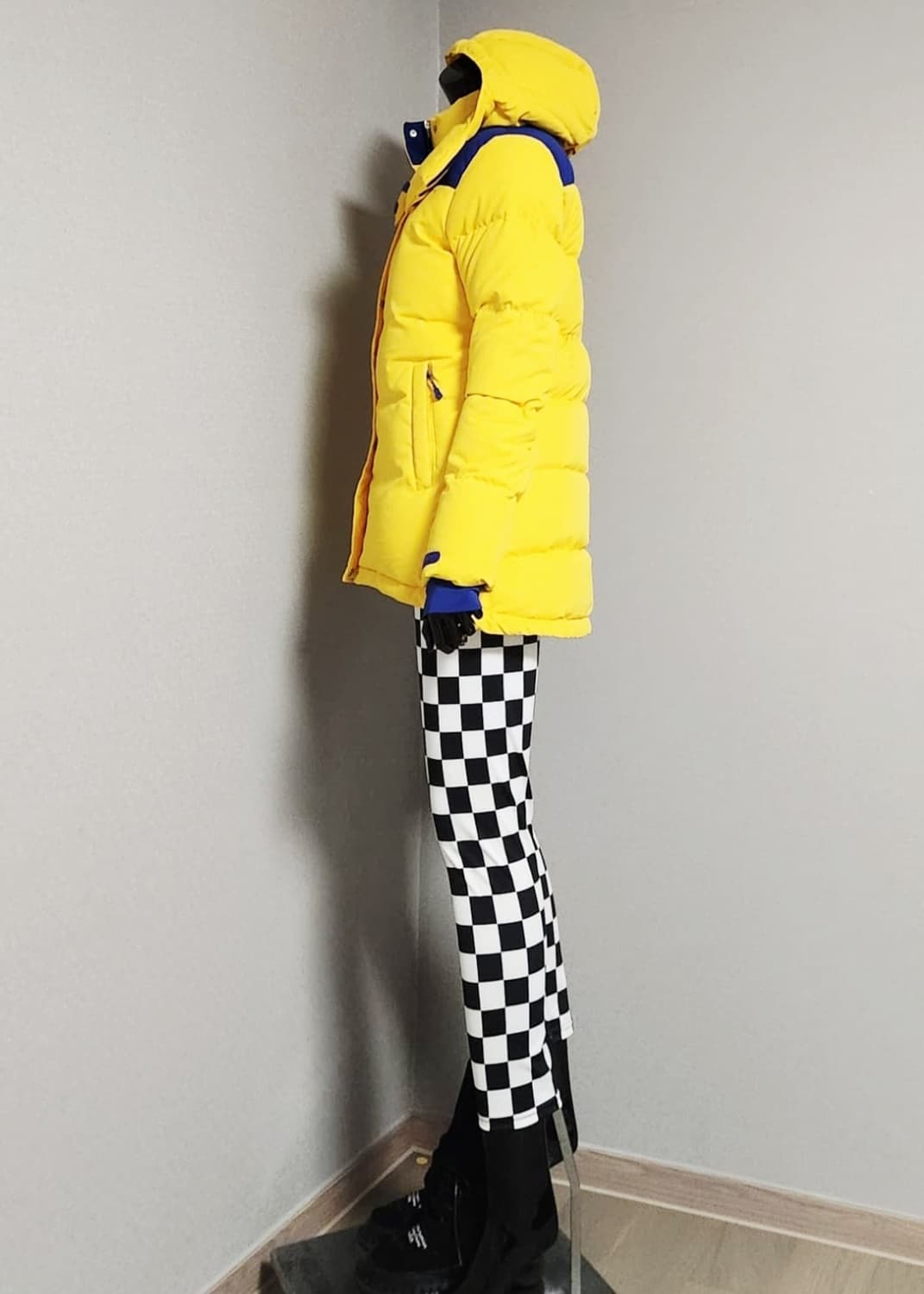 노랑 패딩점퍼  상품이미지3