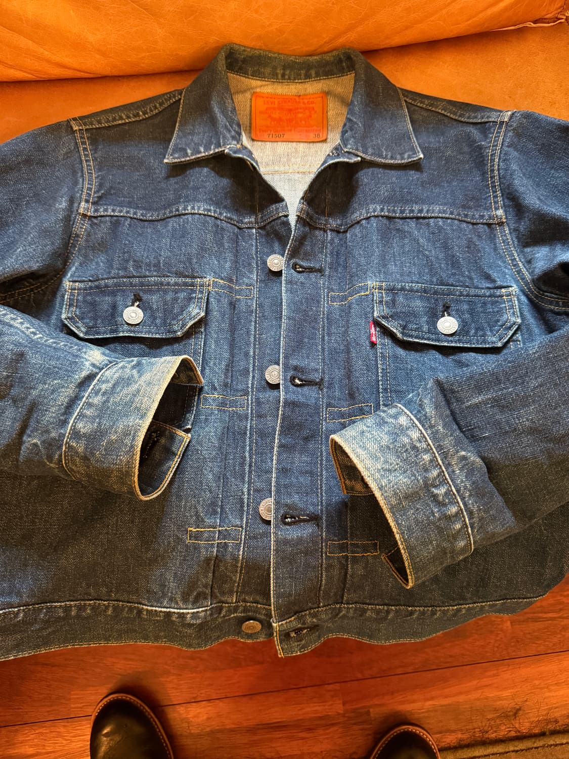 리바이스 빈티지 데님자켓 71507 38사이즈 상품이미지3