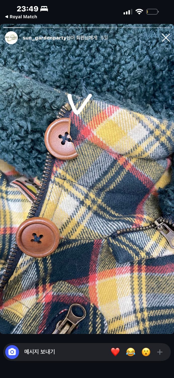 스포티 코디 판매합니다! 선가든파티 미라이클립 큐빈티지 코코모리 상품이미지9