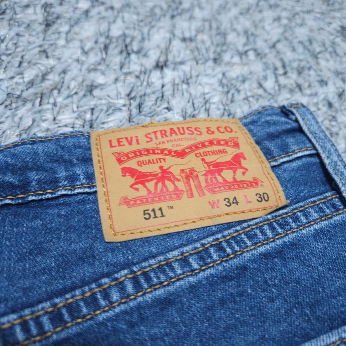 리바이스511) 34/30 남자 슬림핏청바지 / 왕눈이샵 상품이미지7