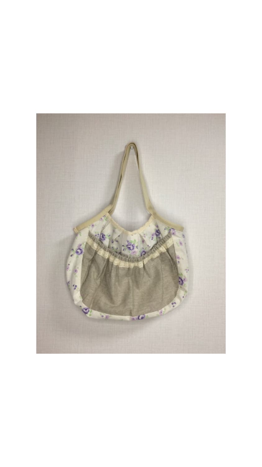 빈티지 플라워 모리걸 리버시블 토트백 상품이미지1