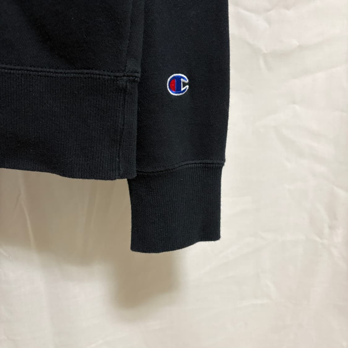 챔피온 절개 맨투맨 스웻셔츠 / 블랙, M 상품이미지5