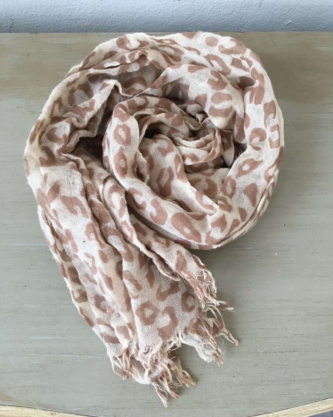  leopard pattern scarf 상품이미지1