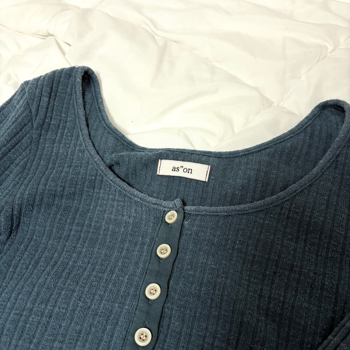 애즈온 블루 크롭티 상품이미지2