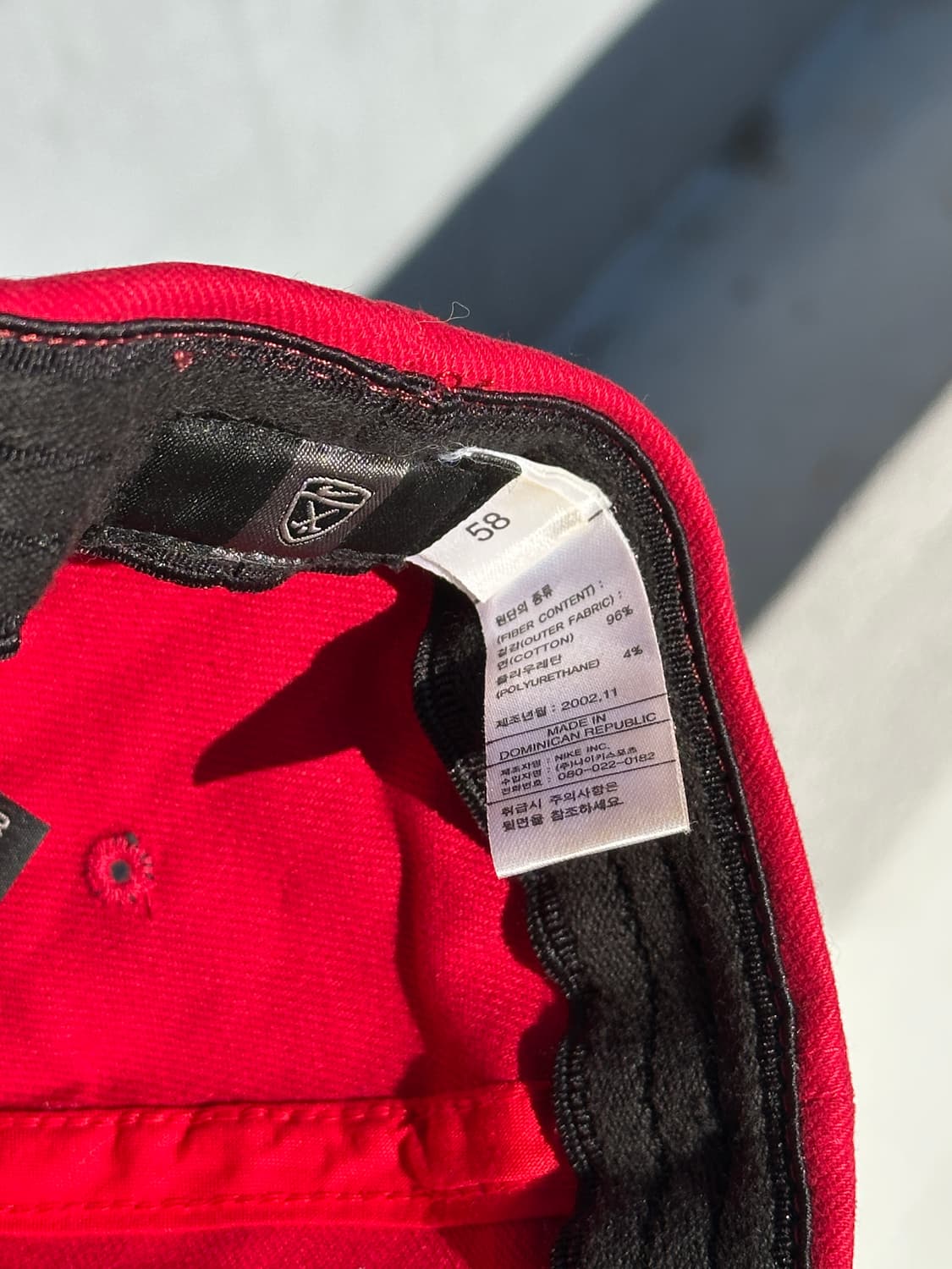 [M-L] 00s 나이키 골프 스우시 레드 볼캡 모자 상품이미지7
