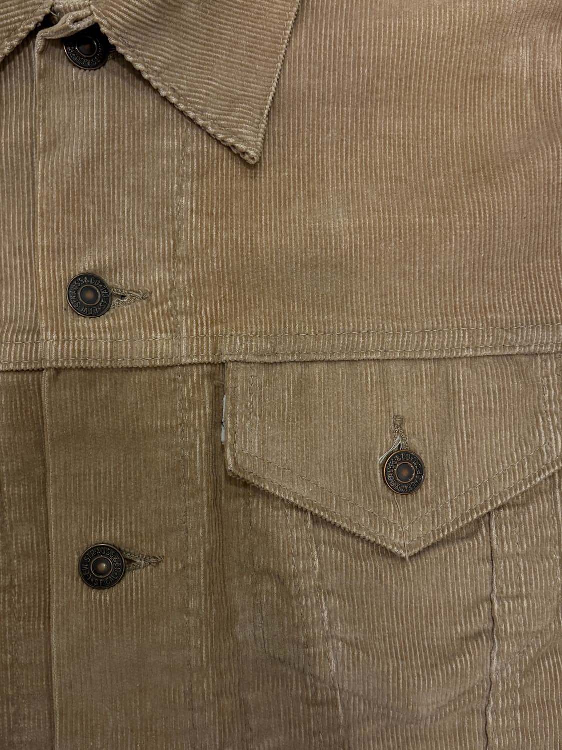 70s Levis 70505 코듀로이 트러커 자켓 상품이미지2
