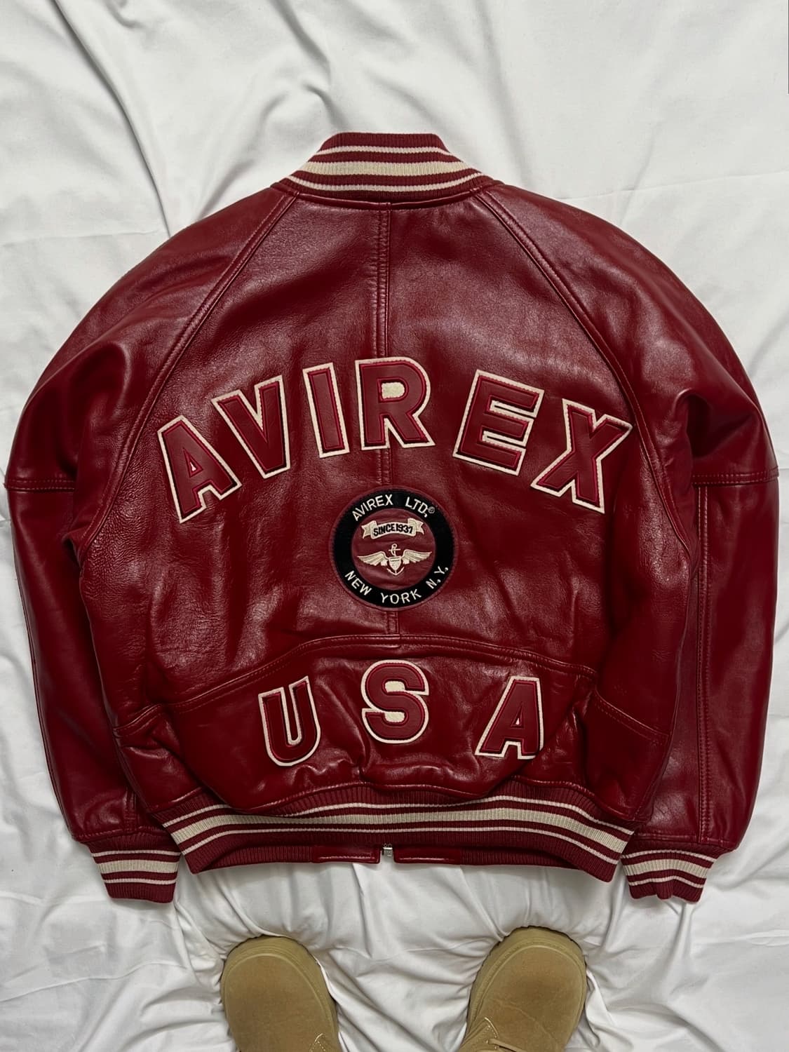 아비렉스 아이콘 가죽자켓 상품이미지1