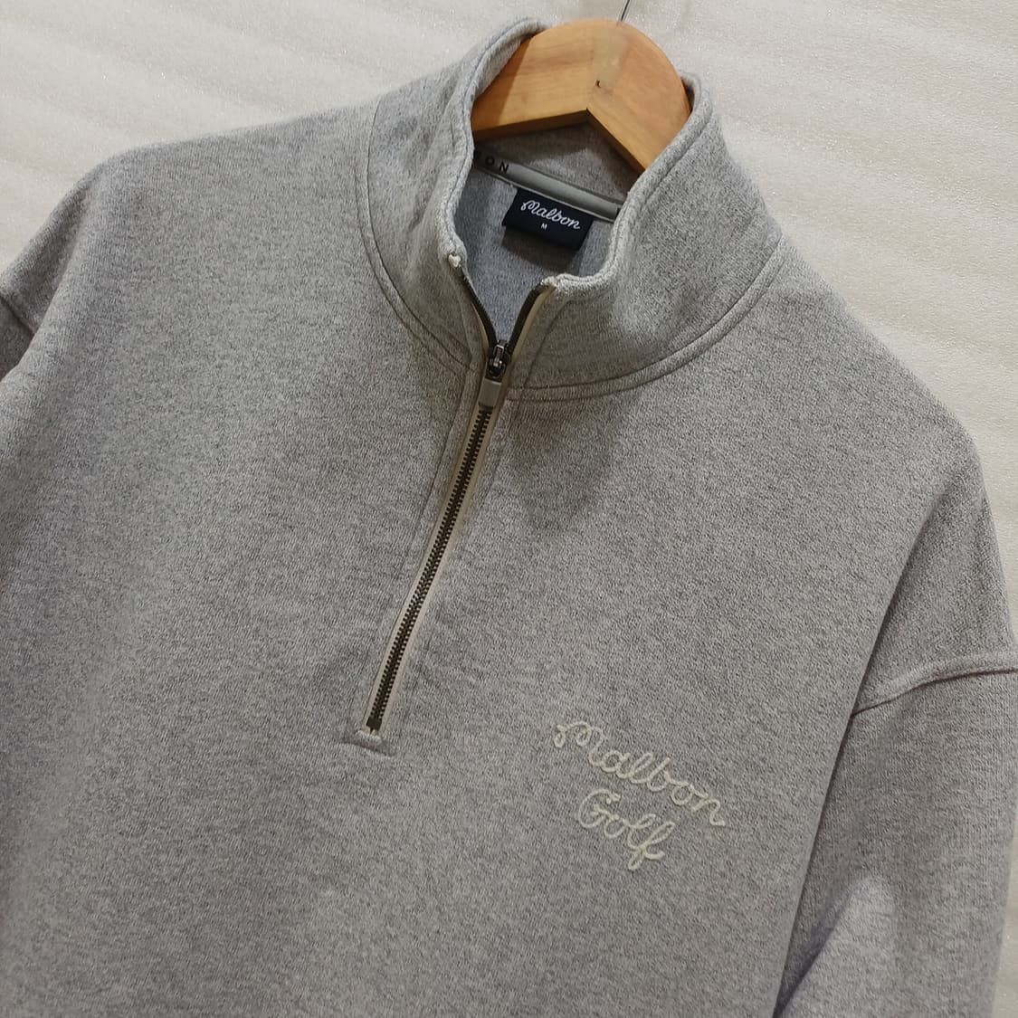 매장판 말본 골프 반집업 긴팔 티 남성 여유 M 사랑봉봉 상품이미지3