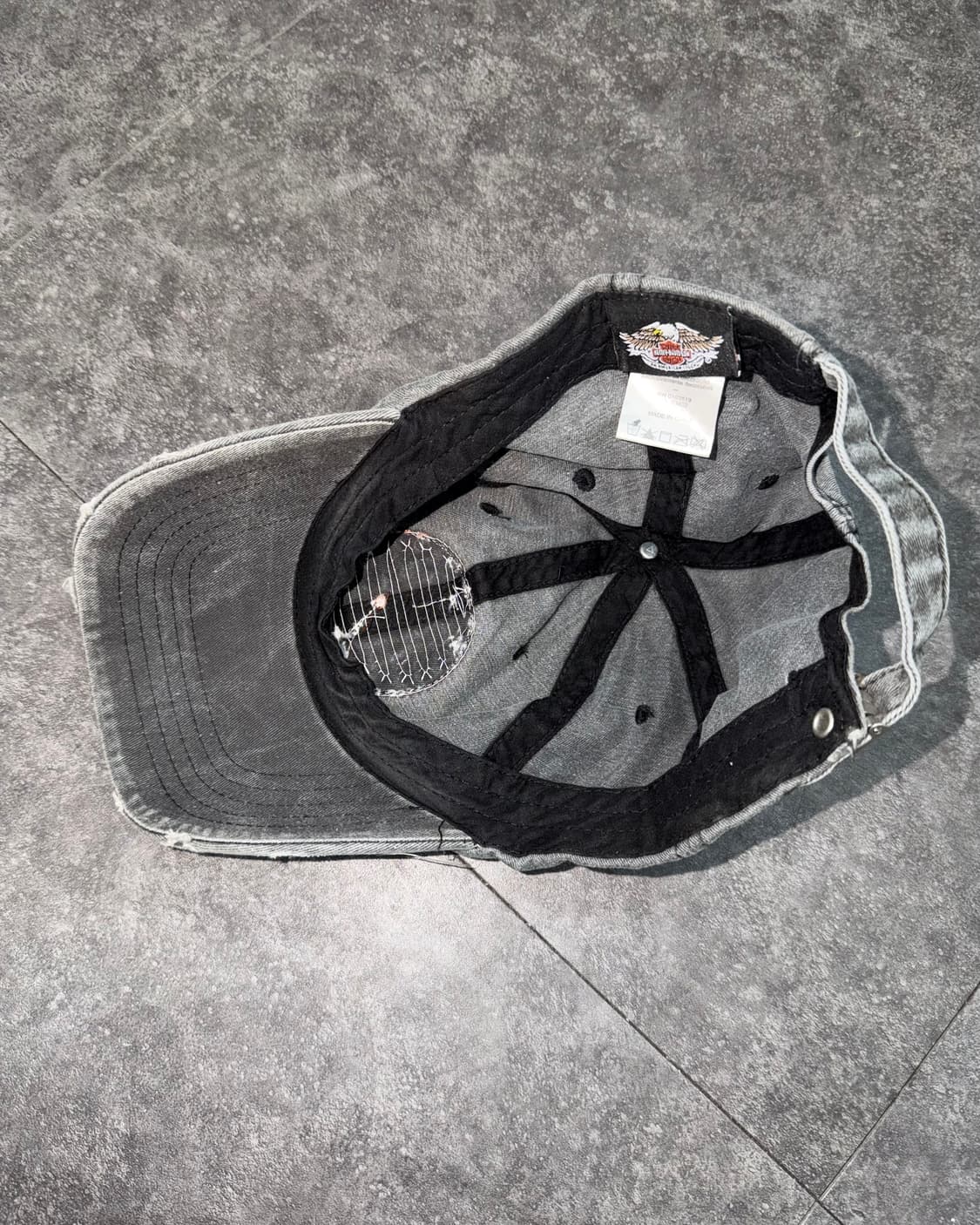 할리데이비슨 그런지 캡 모자  상품이미지2