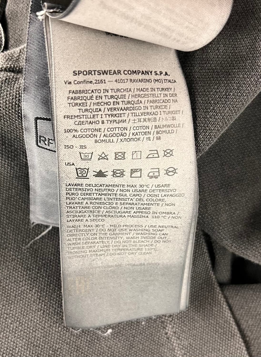 스톤아일랜드 반팔 카라티 S 그레이 상품이미지7