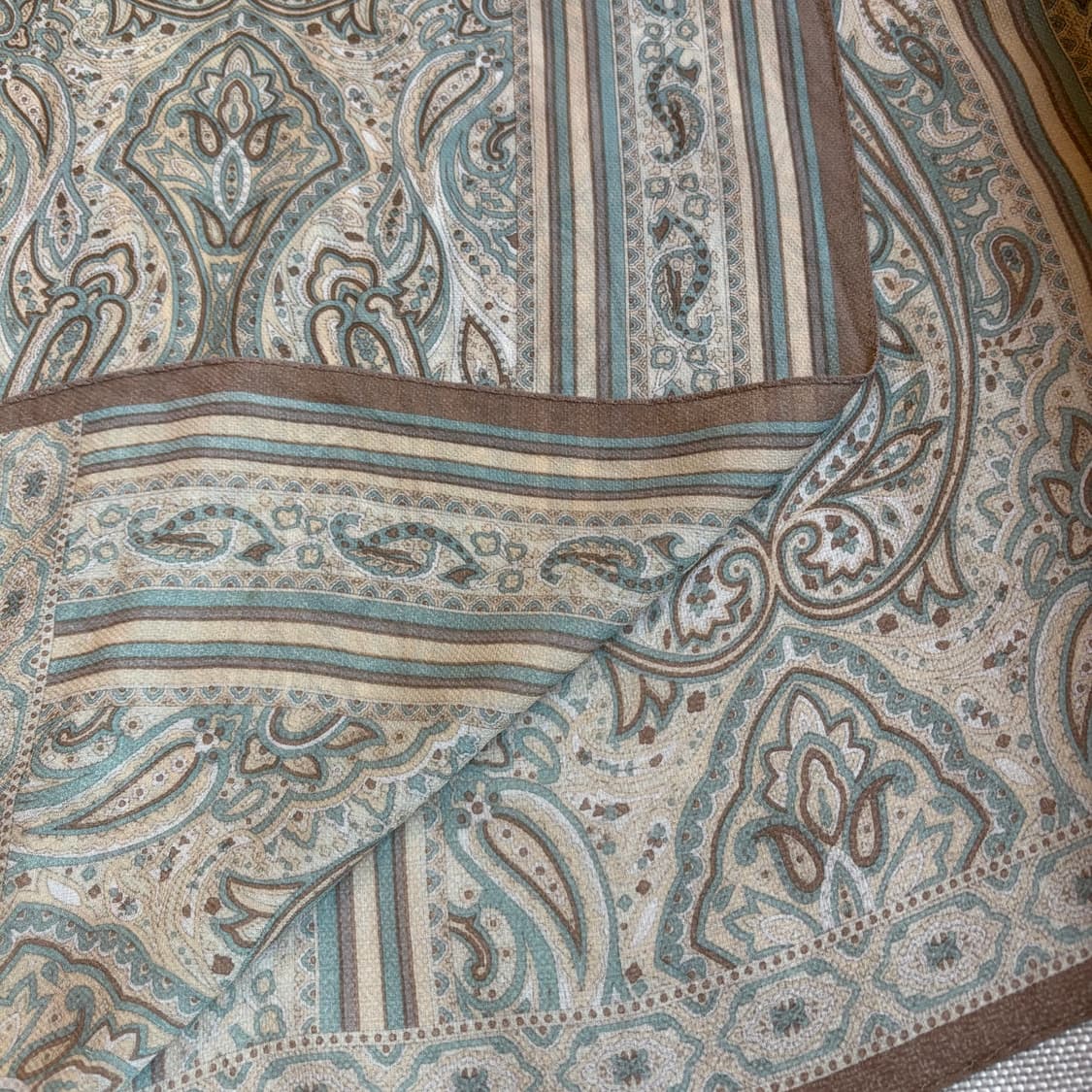 에트로(ETRO) 페이즐리 패턴 실크 스카프 상품이미지10