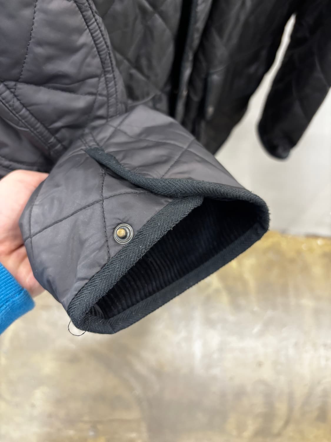 폴로 랄프로렌 퀼팅 자켓 블랙 L 상품이미지7