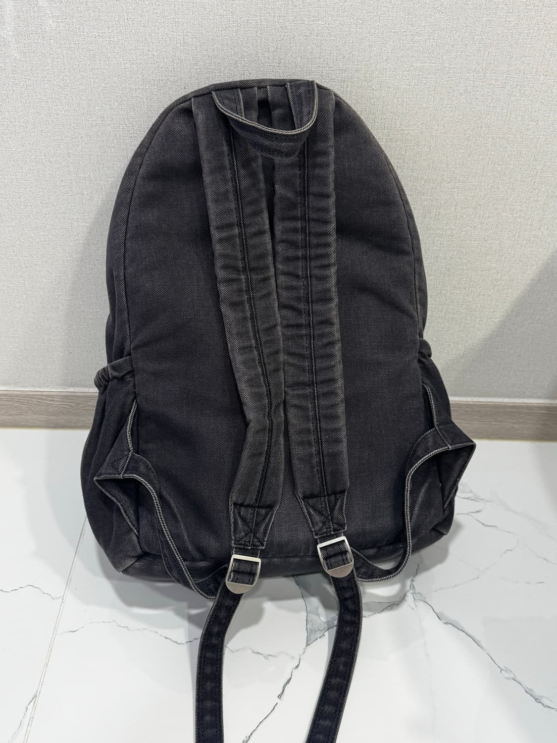 하아카이브(패플서) 빈티지 워시드 백팩 (차콜) 상품이미지2