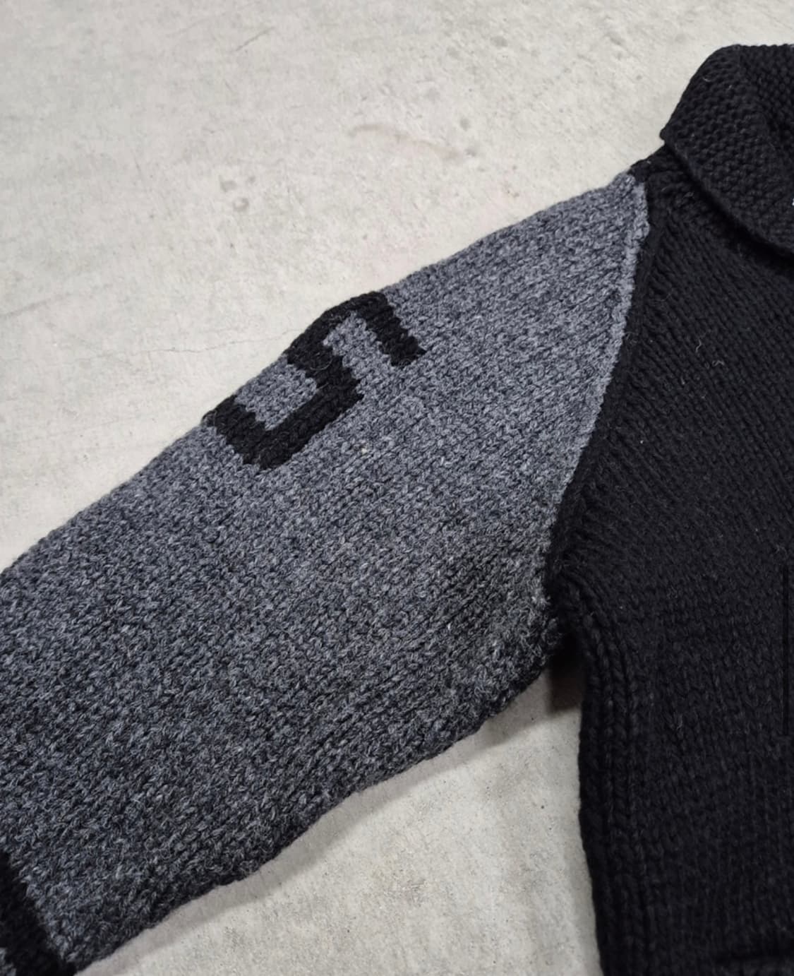 LETTERED VARSITY ZIP KNIT (M) 상품이미지6