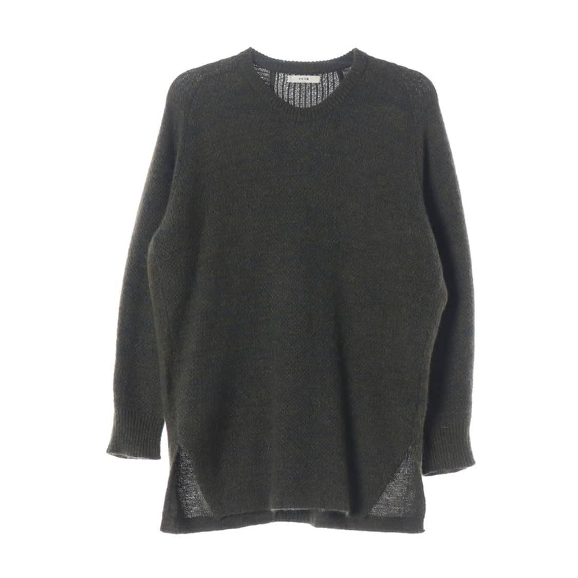 SYSTEM 앙고라 모헤어 혼방 루즈핏 니트 스웨터 90 상품이미지1