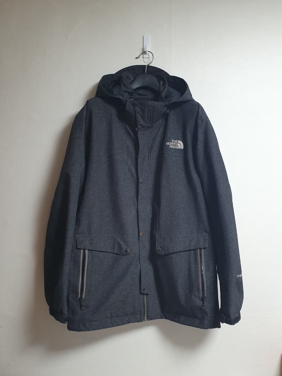 노스페이스 HyVent 멜란지 후드 자켓 105 상품이미지2