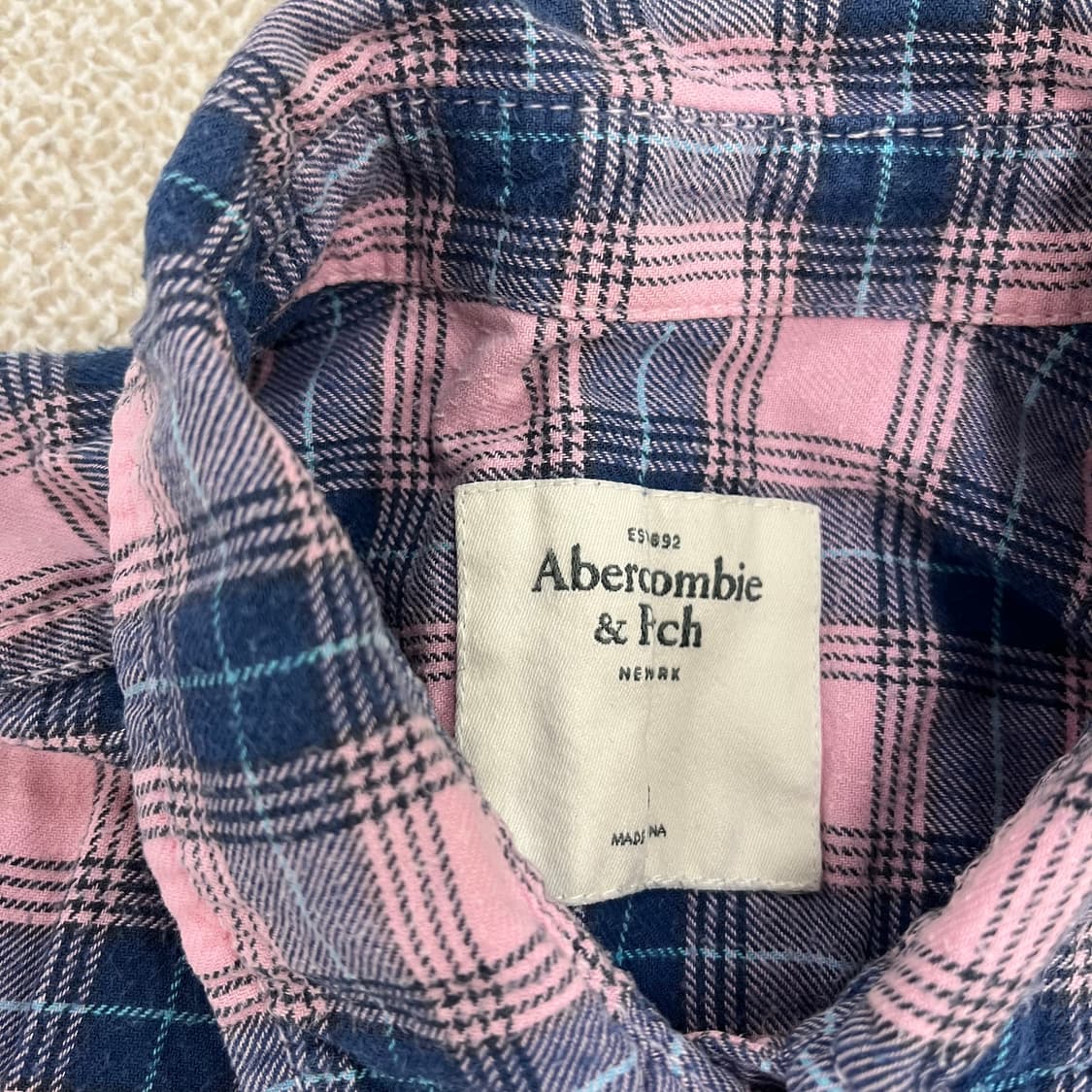 M 아베크롬비 체크 셔츠 남방 0219M 상품이미지2