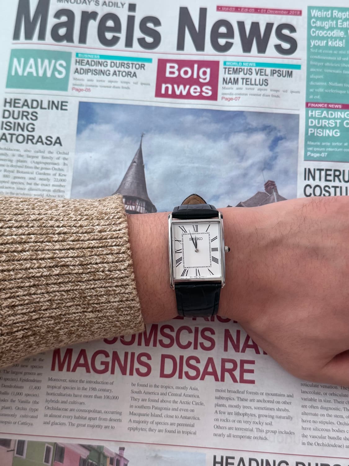 Seiko 세이코 Essentials Tank Quartz 상품이미지6