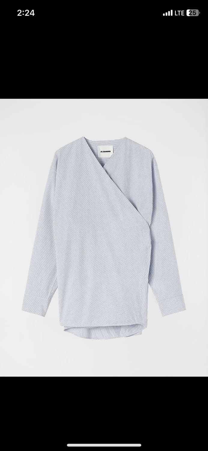 질샌더 스트라이프 셔츠 50 상품이미지1