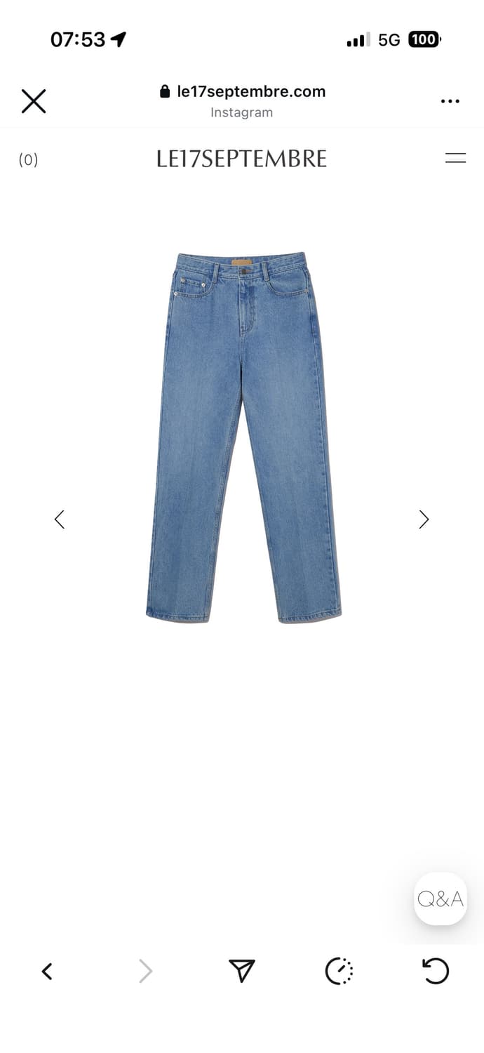 Le917 90s BLUE STRAIGHT DENIM 상품이미지5