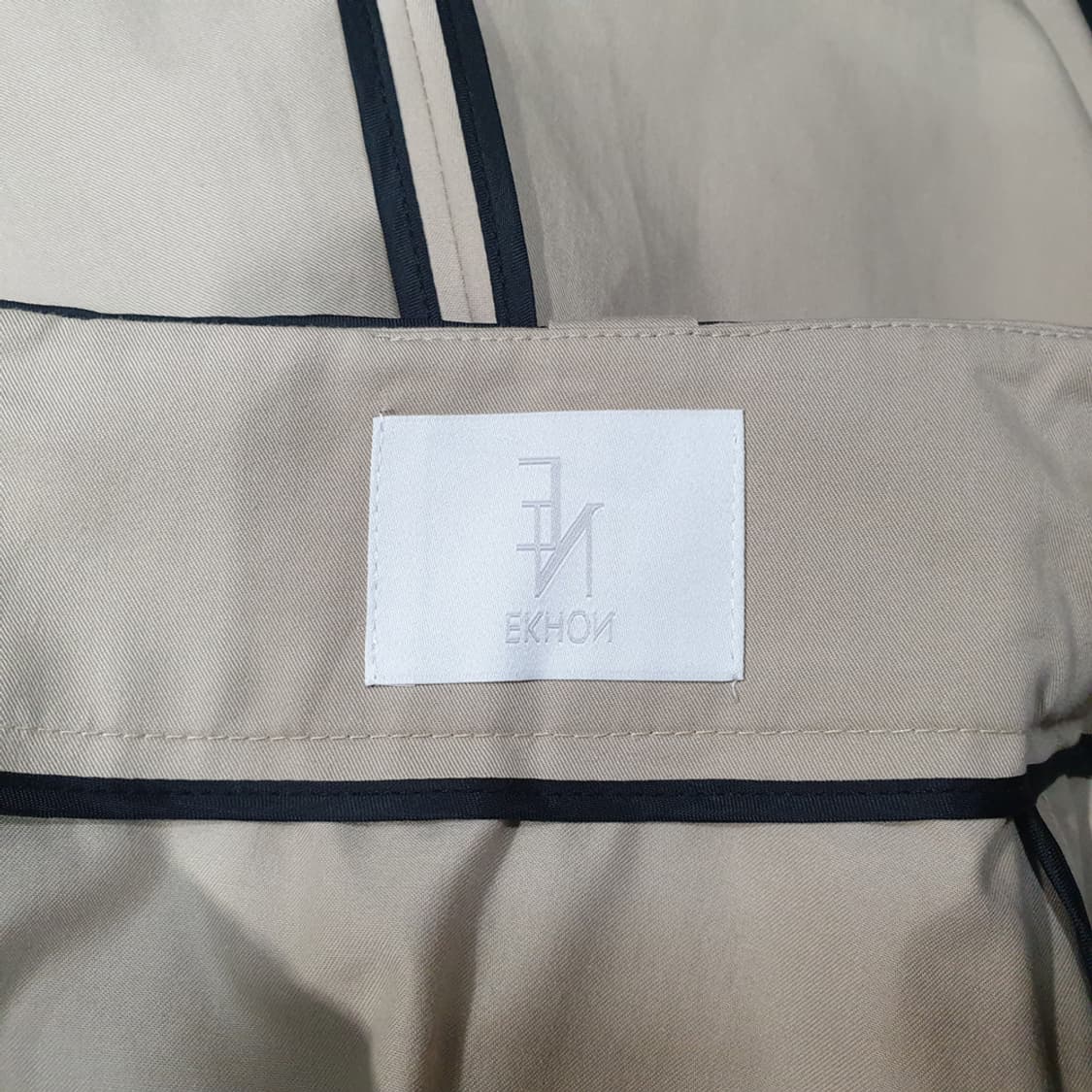 에콘(EKHON)베이지 스커트 M 상품이미지4