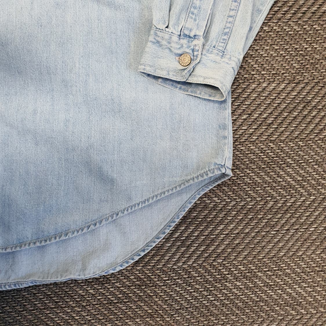 리바이스 오버핏 데님 청남방 남자110 상품이미지4