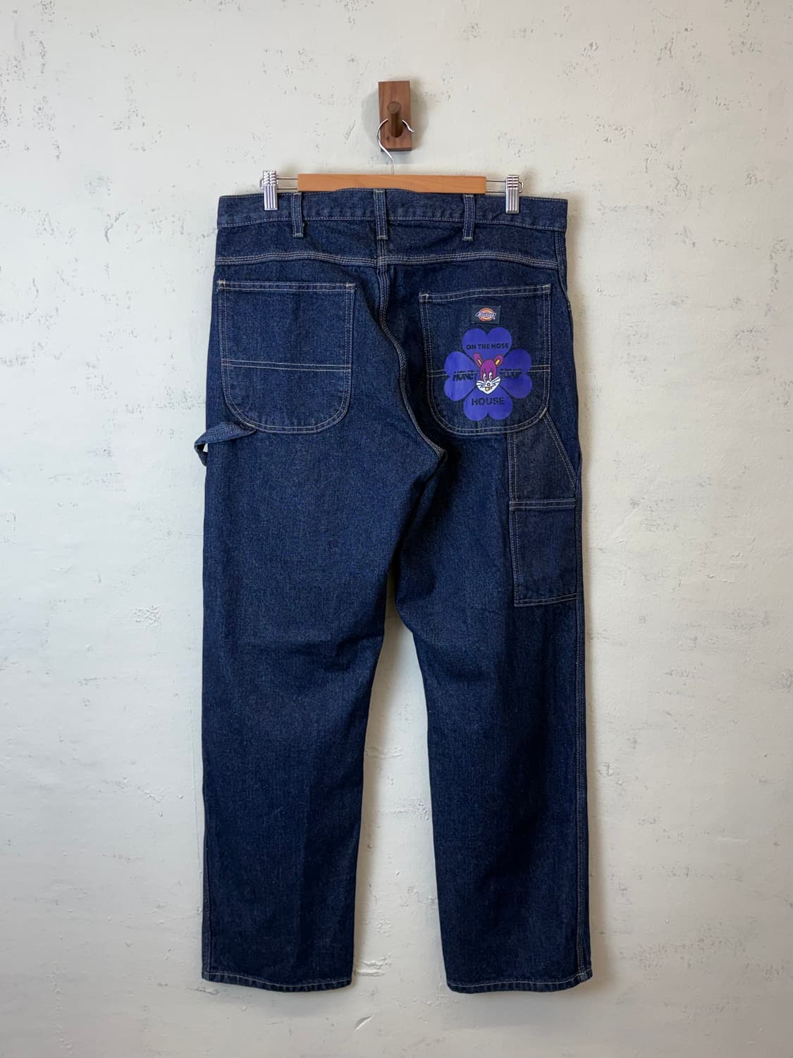 디키즈 빈티지 백포켓 프린팅 카펜터 데님팬츠 상품이미지1