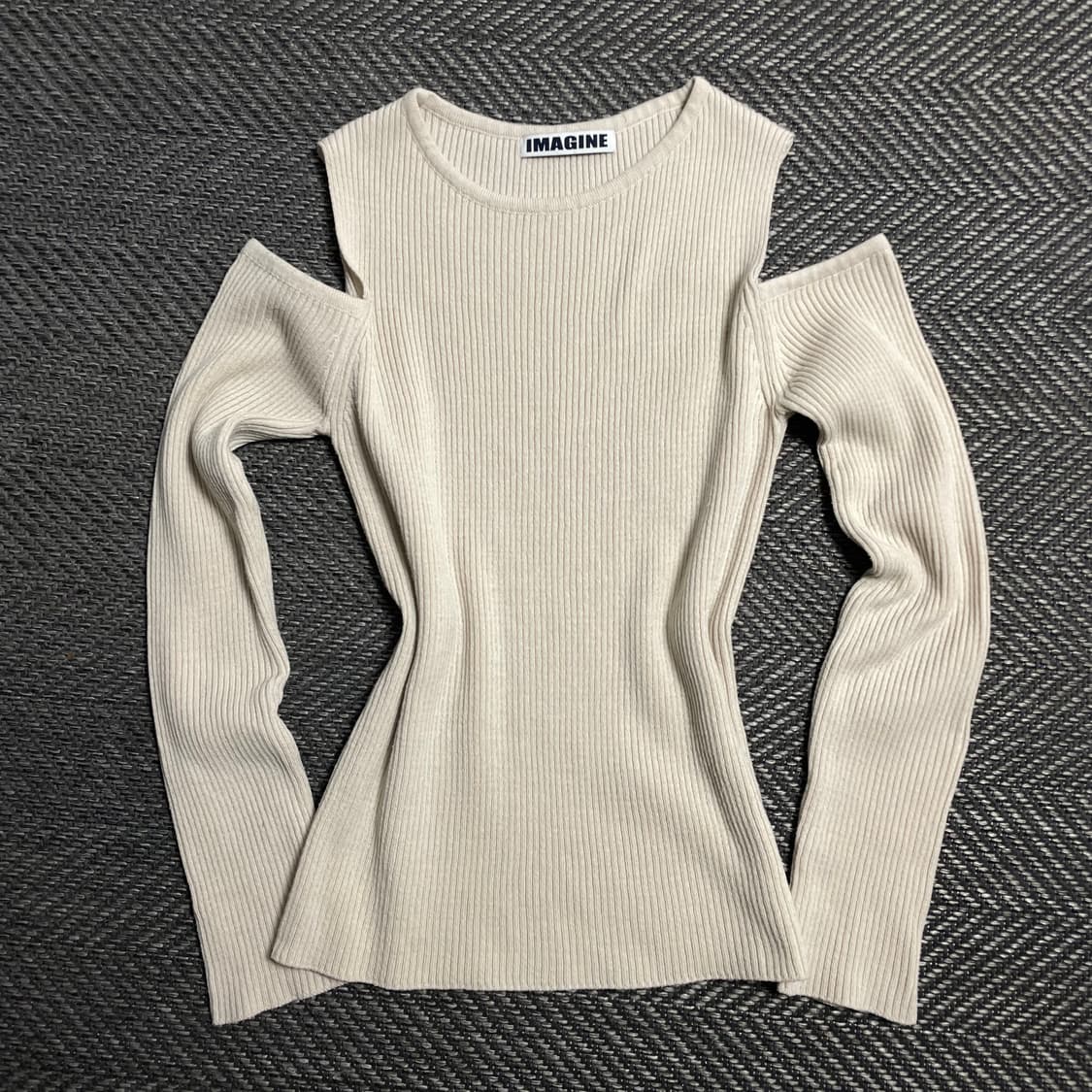 IMAGINE 빈티지 오프숄더 긴팔 티셔츠 y 5330 상품이미지2