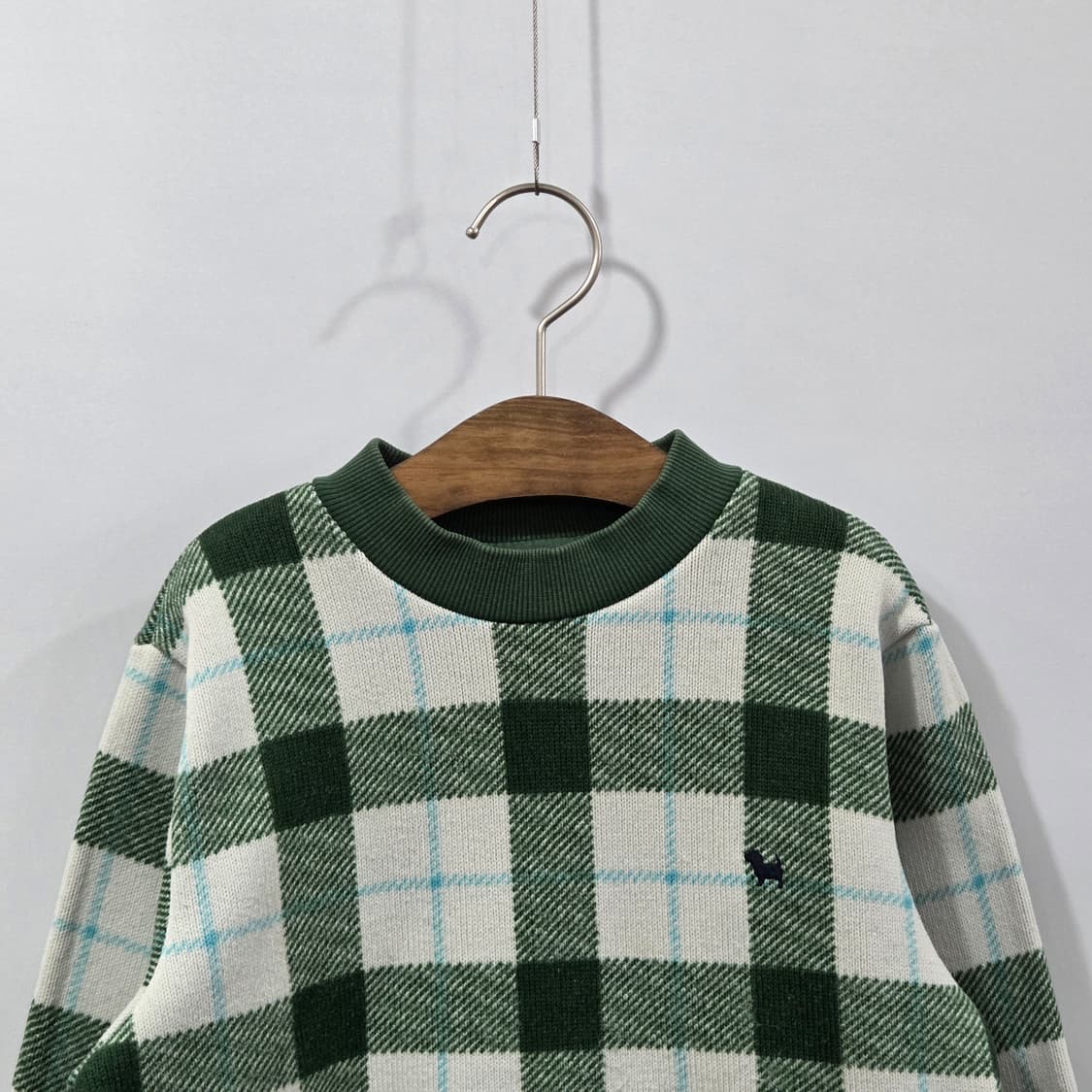 블루독 키즈 타탄체크 맨투맨 145  상품이미지2