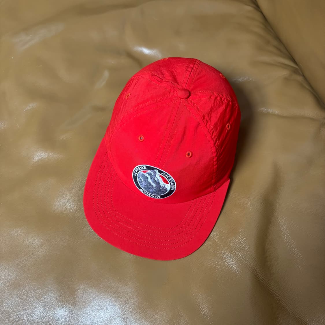슈프림 6패널 볼캡 모자 설산 레드 상품이미지5