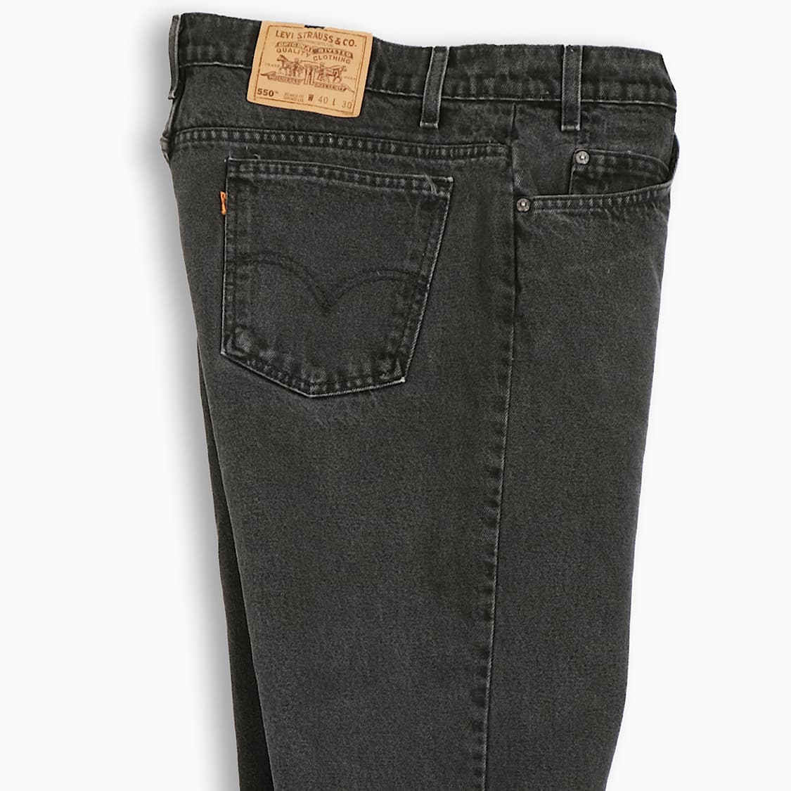 리바이스 550 오렌지탭 흑청 90s USA 38 인치 OR5504020 상품이미지5